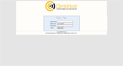 Desktop Screenshot of climbhostpanel.com