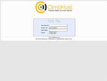 Tablet Screenshot of climbhostpanel.com